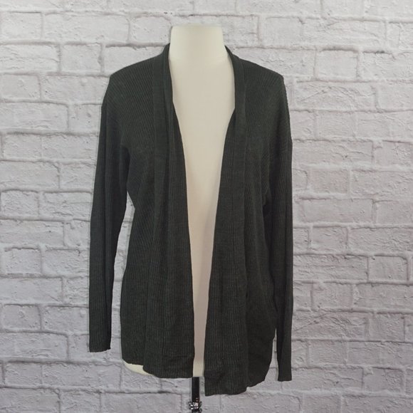 Eileen Fisher Organic Linen Cardigan Sweater Large - Picture 1 of 7